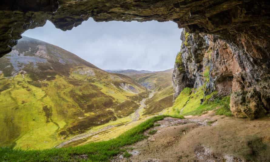 The view from an entrance to the Bone Caves