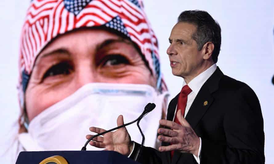 New York governor Andrew Cuomo has agreed to widen vaccine eligibility to people aged 65 and over