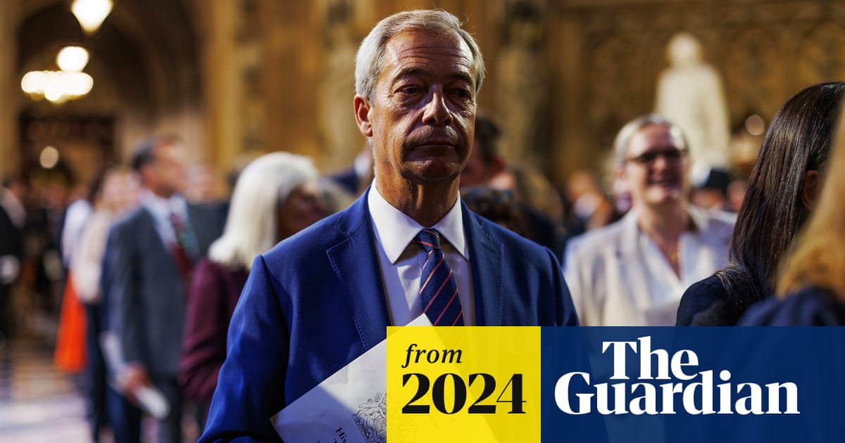 Farage 'irresponsible and dangerous' during riots, says Tory leader contender | Nigel Farage | The Guardian
