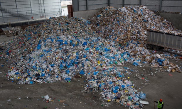 A processing plant in Brooklyn, New York. Americans recycle 35% of their waste, the study found, as compared with Germany’s 68%.