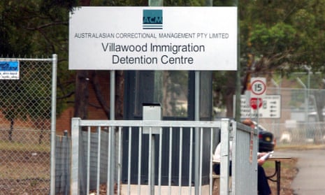 File photo of the frontgate of the Villawood Detention Centre in Sydney