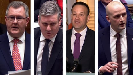  'The protocol will never be perfect': Politicians react to the NI protocol deal – video 