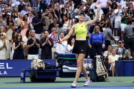 Aryna Sabalenka v Elena Rybakina: US Open 2026 women’s singles final goes to deciding set – live