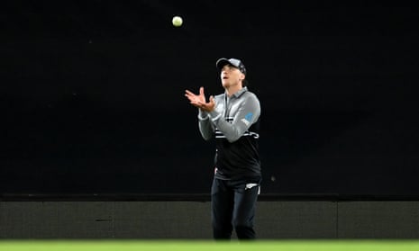 T20 World Cup Super 12s: England v New Zealand – live | T20 World Cup 2022 6 Finn Allen of New Zealand catches out Harry Brook of England.