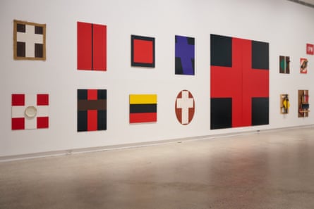 Large paintings of crosses