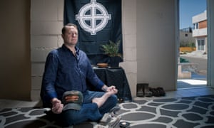 ‘We’re everywhere! We’re the guy next to you at yoga, the barista at the coffee store…’: Eric at home in Manhattan Beach, LA.