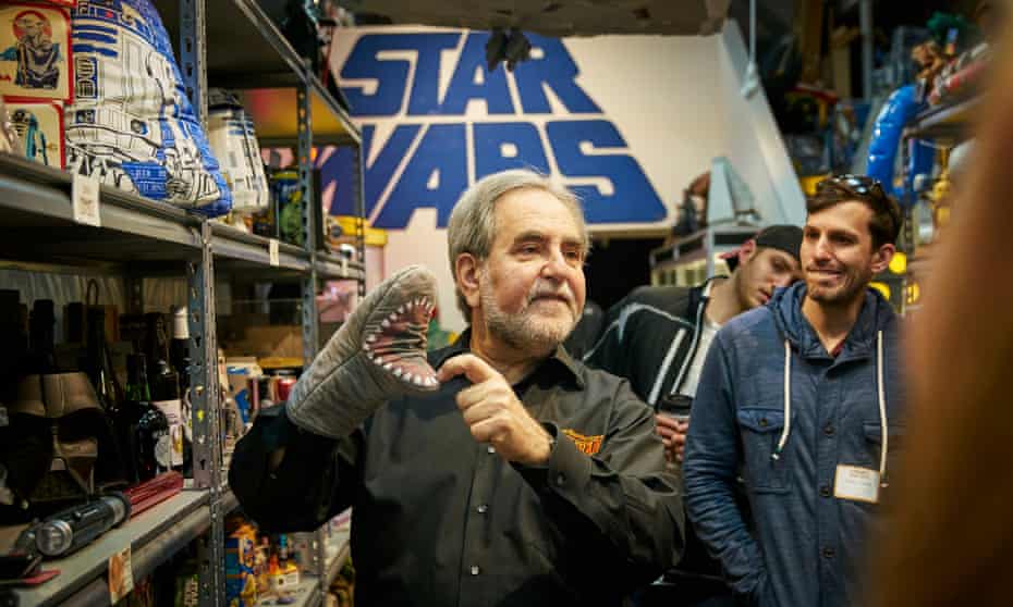 Steve Sansweet shows off his collection of Star Wars memorabilia at his museum, known as Rancho Obi-Wan.