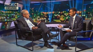 Scott Morrison and Waleed Aly
