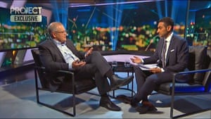 Scott Morrison and Waleed Aly