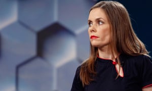 Katrín Jakobsdóttir, leader of the Left-Greens