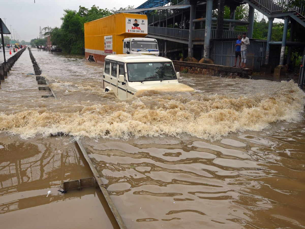 India floods: monsoon rains leave 22 dead in north as Delhi sees wettest  July day in decades | India | The Guardian