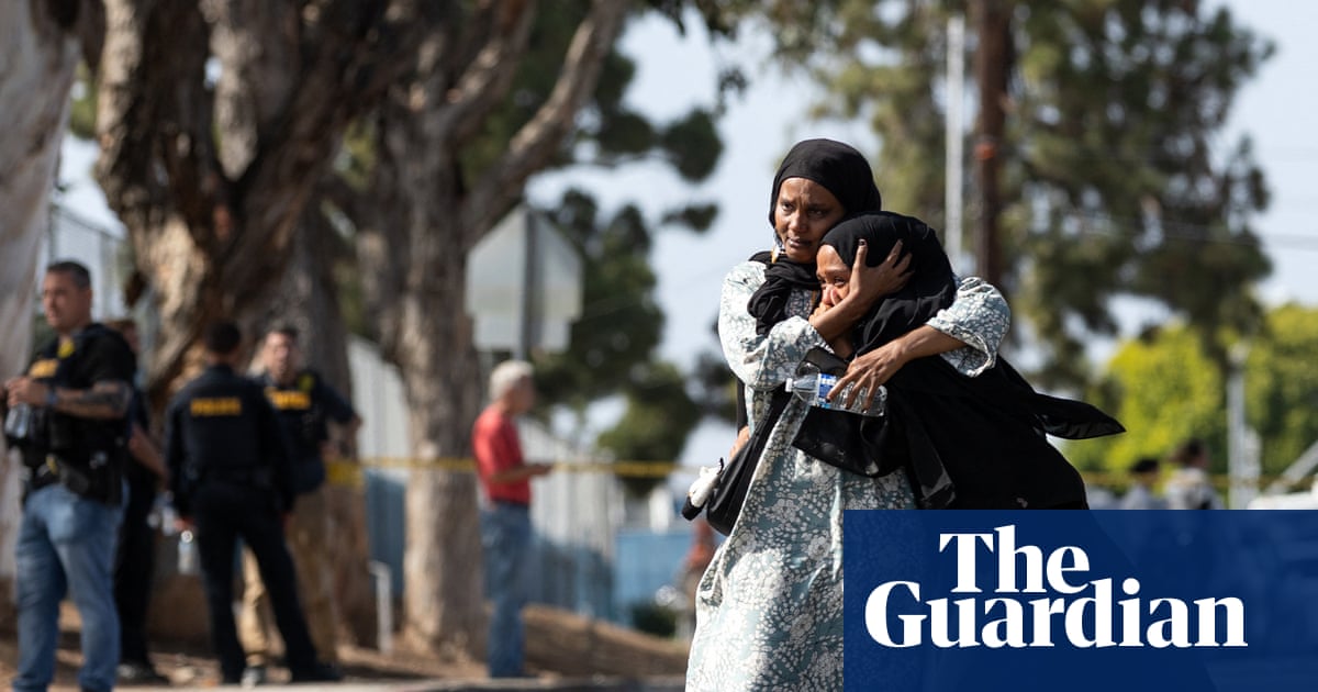 ‘It doesn’t feel real’: witnesses describe shock and disbelief after San Diego mosque attack