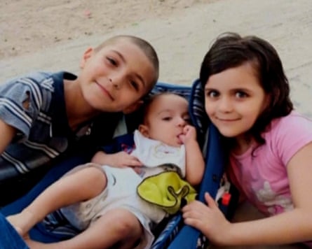 Adam al-Najjar, who survived the attack with Sedra and Eve