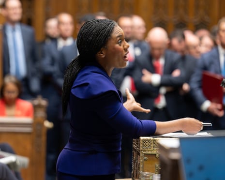Kemi Badenoch speaking at PMQs