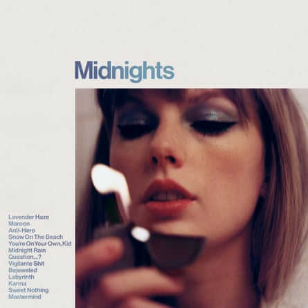 The artwork for Midnights.