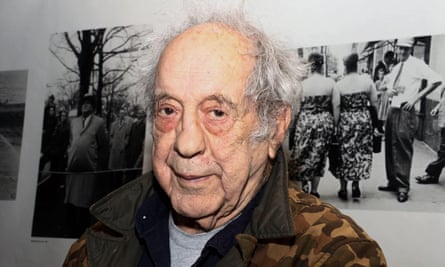 The Swiss-born American photographer Robert Frank, who has died aged 94, in New York in 2016.