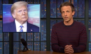 Seth Meyers says Donald Trump is not welcome in New York or Palm Beach, Florida.