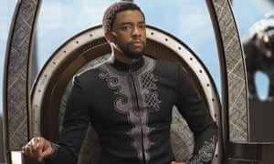 Chadwick Boseman in Black Panther.