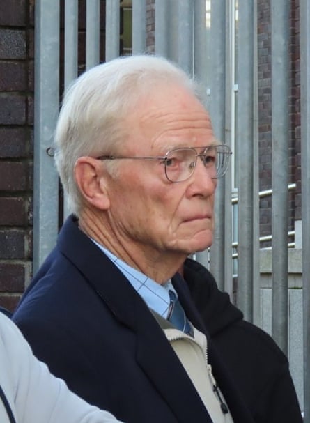 Iain Wares photographed arriving at court at Cape Town magistrates court in South Africa.