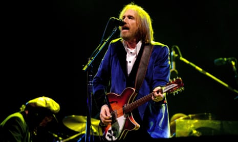 Tom Petty on stage at the Isle of Wight festival in 2012