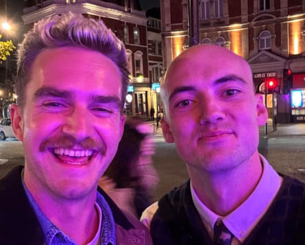 Fred (left) and Will on their date