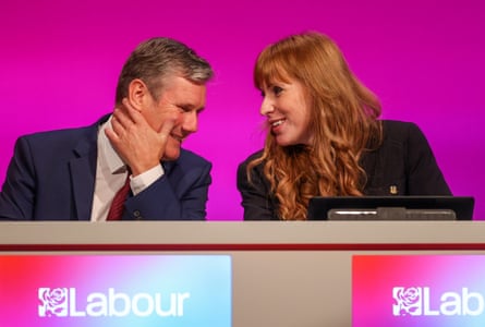 Starmer and Rayner look like they’re getting on well at the 2021 Labour party conference in Brighton