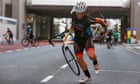 That's blown it: high winds cause chaos at Cape Town cycle race