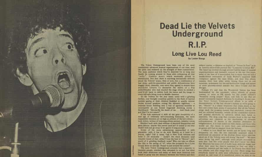 Lester Bangs on Lou Reed, May 1971.