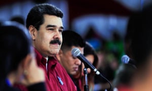 Venezuelan president Nicolás Maduro meets the youth sector of the Socialist Party of Venezuela.
