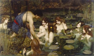 Hylas and the Nymphs by John William Waterhouse (1896)