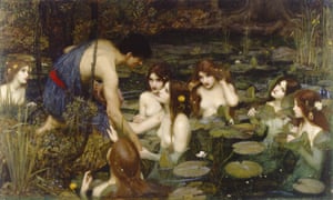 Hylas and the Nymphs by John William Waterhouse (1896)
