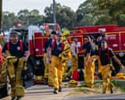 Australia news live: ‘countless homes’ lost in fires in Victorian town of Ruffy as state braces for volatile day