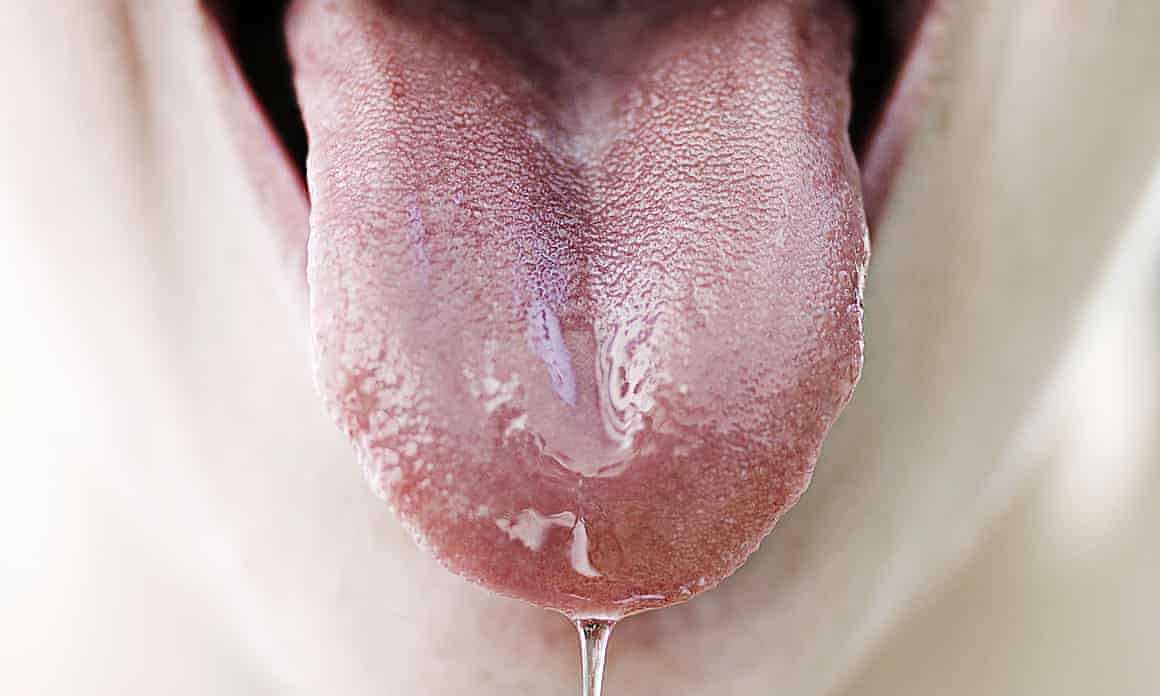 The saliva-ejecting gleeking craze has gone viral on TikTok.