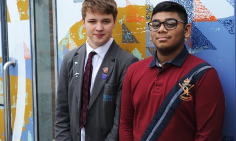 Ralph and Ashraf from Bow School, London