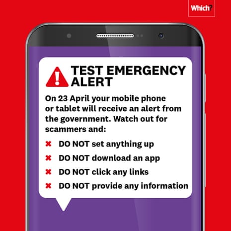 Emergency alert test UK: phone alarms to sound at 3pm – live updates | Emergency planning