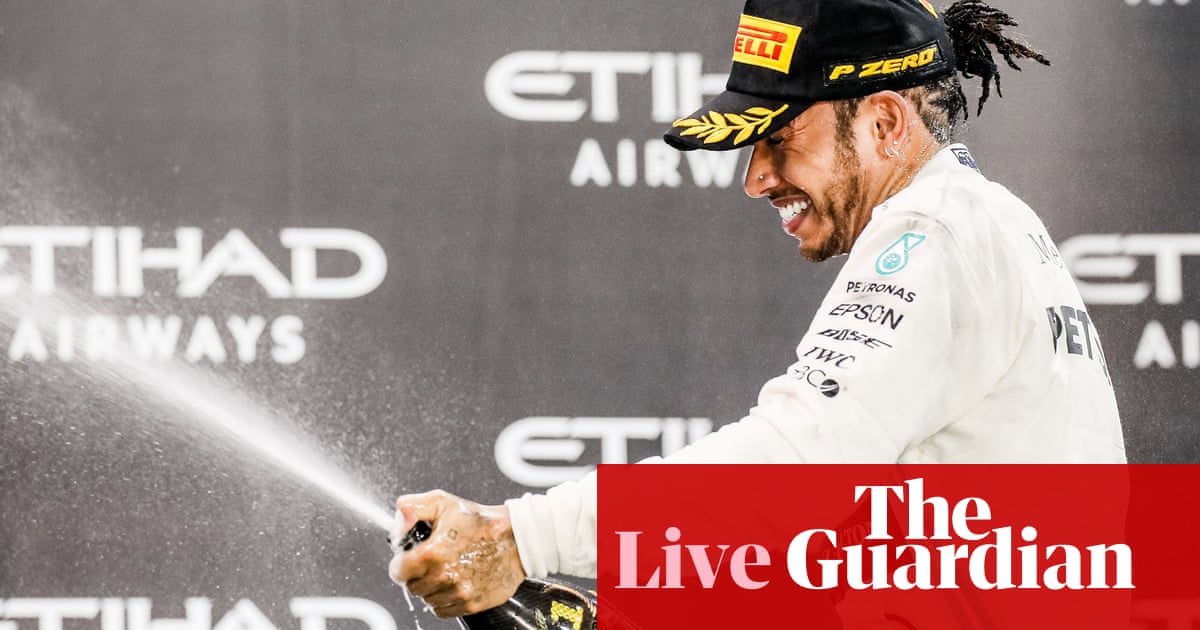 Champion Lewis Hamilton wins Abu Dhabi Grand Prix: F1 – as it happened