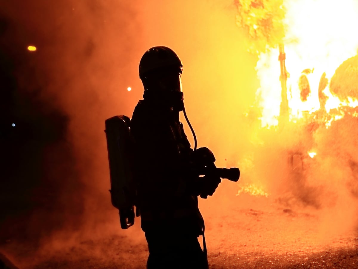 The Life Of Britain S Firefighters My Helmet Melted Around My Head Uk News The Guardian