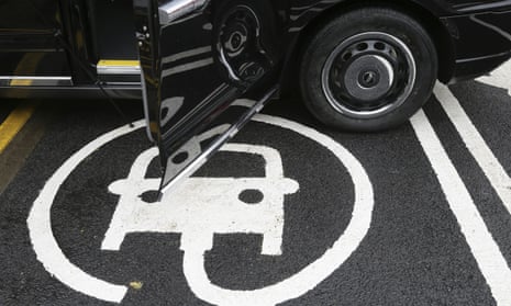 The electric car recharging sign