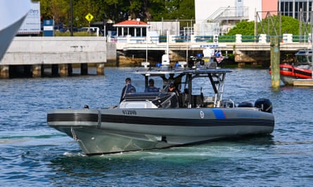 US Coast Guard patrol in Miami, Florida
