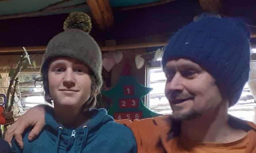 Dan Hooper, AKA Swampy, and his son, Rory.