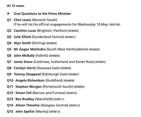 PMQs
