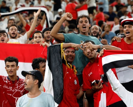 Yemen fans at their match against UAE