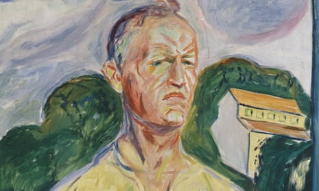 Detail from Edvard Munch’s Self-Portrait with Palette