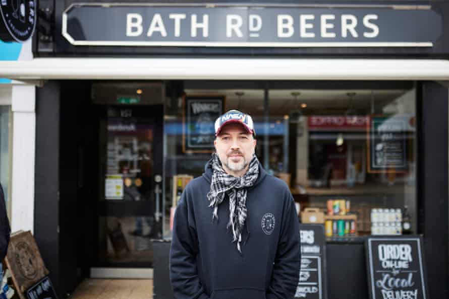 Jake Doherty, manager of micropub and off-licence Bath Rd Beers