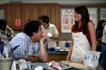 Stone with Jonah Hill in Superbad.
