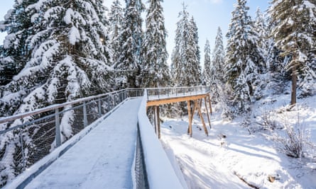La passerelle du Chemin du Dragon.