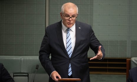 Former prime minister Scott Morrison delivered his valedictory speech to the House of Representatives in February.