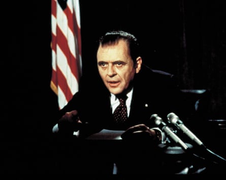 As Richard Nixon in Oliver Stone’s Nixon.