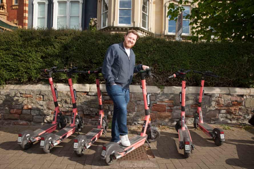 ‘I know they’re exciting – but calm down!’ Britain’s love-hate affair with the e-scooter | Transport