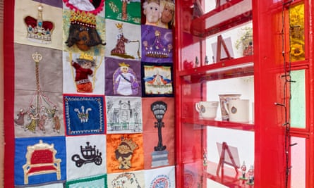 Inside the Warley Museum, housed in a red telephone box